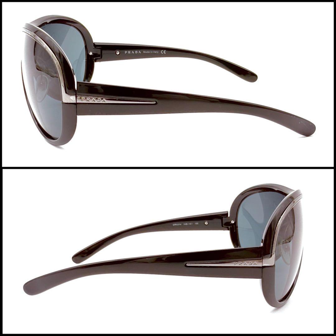 【美品】PRADA プラダ　シールドレンズ　サングラス　ロゴ