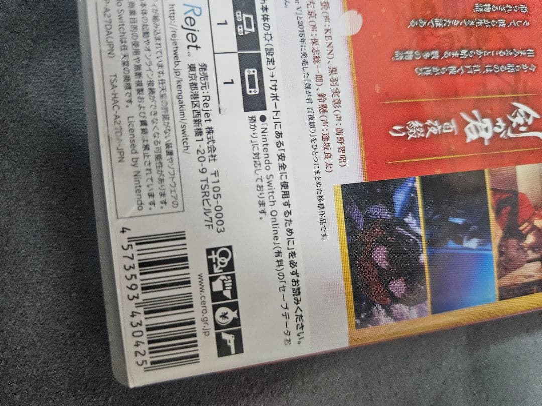剣が君 Switch ソフト