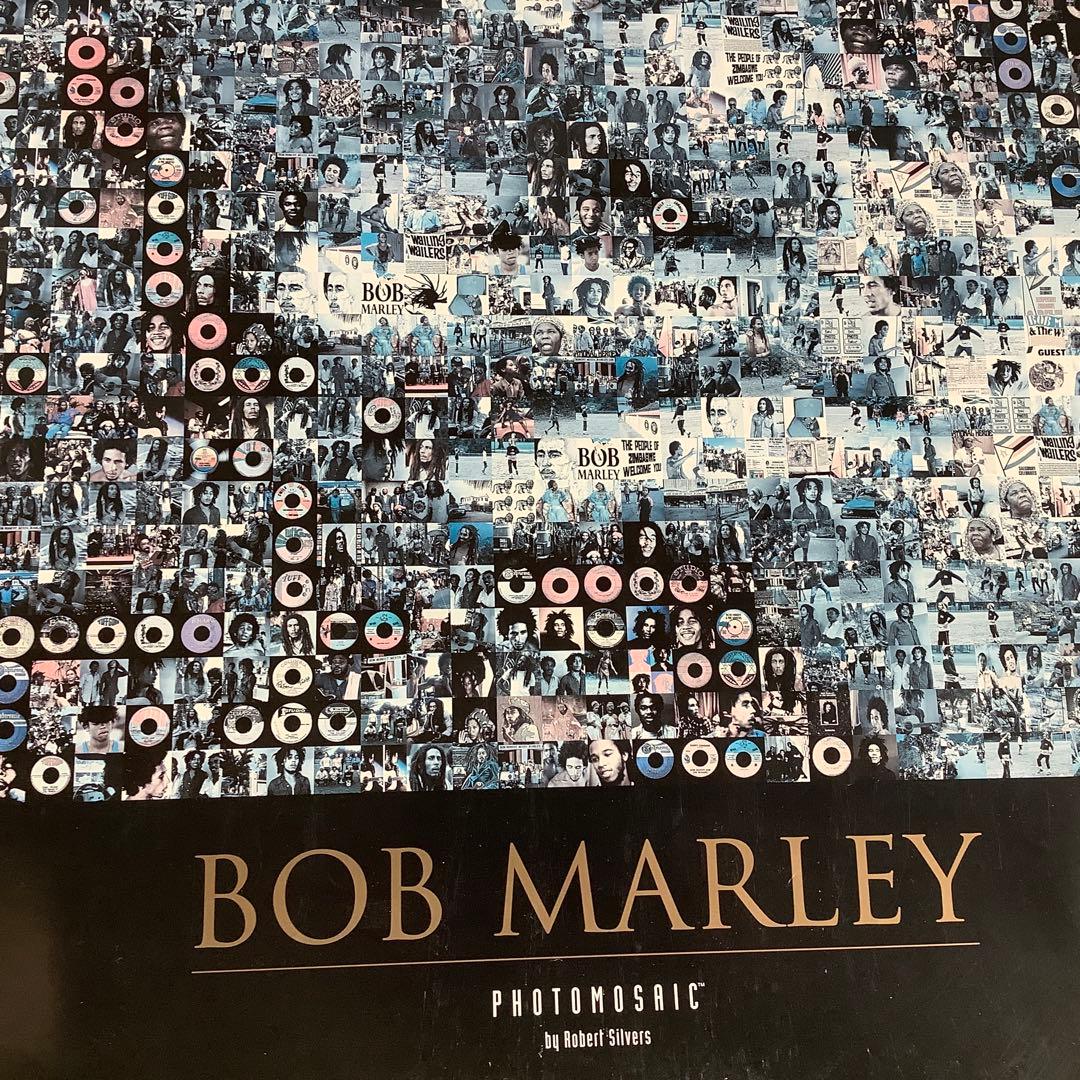 ボブマーリー フォトモザイクアートポスター BOBMARLEY