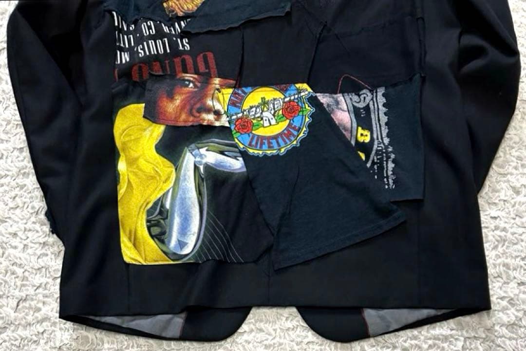 【正規品】DISCOVERED Collage Band Tee Jacket