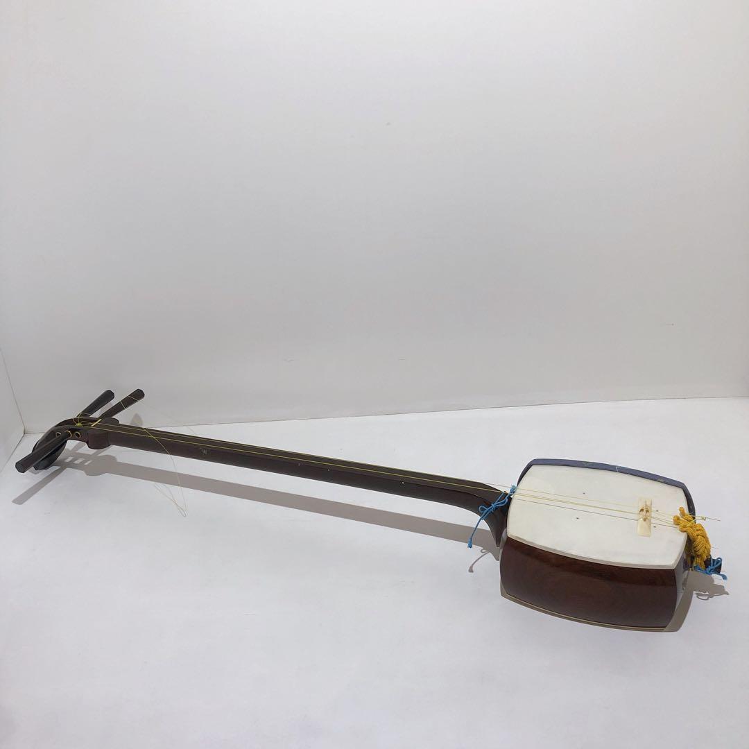 ☆【ジャンク扱い】三味線 弦楽器 和楽器 皮破れ無し ハードケース付き