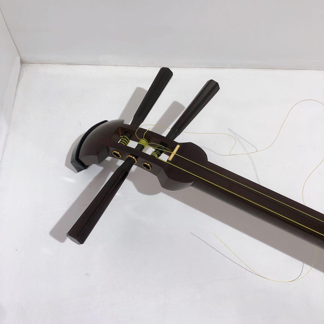 ☆【ジャンク扱い】三味線 弦楽器 和楽器 皮破れ無し ハードケース付き