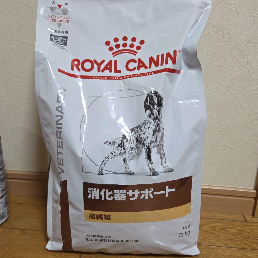  CANIN 消化器サポート 3kg 高繊維+ 7缶