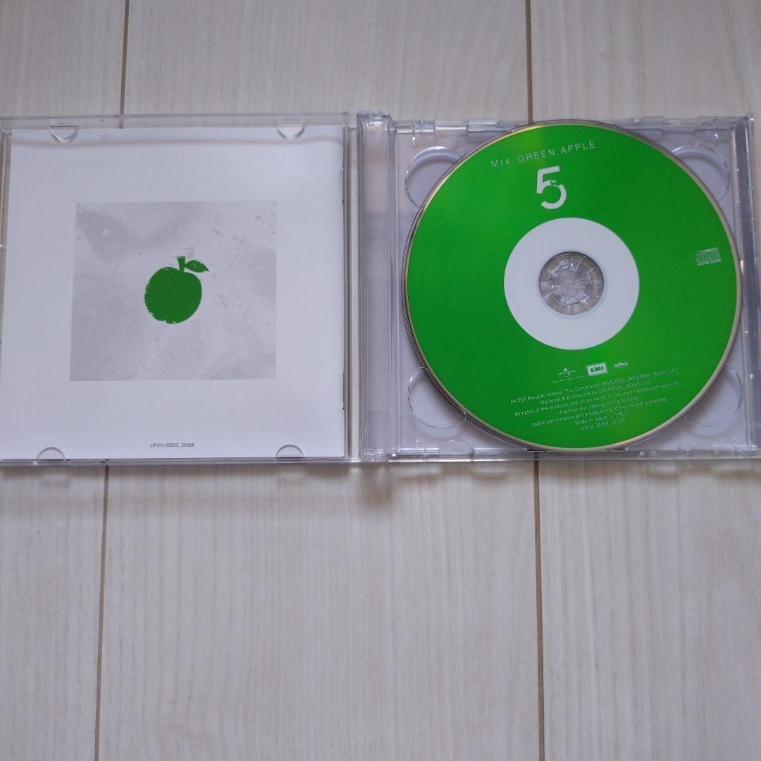 Mrs.GREEN APPLE「5」初回限定盤 CD+DVD