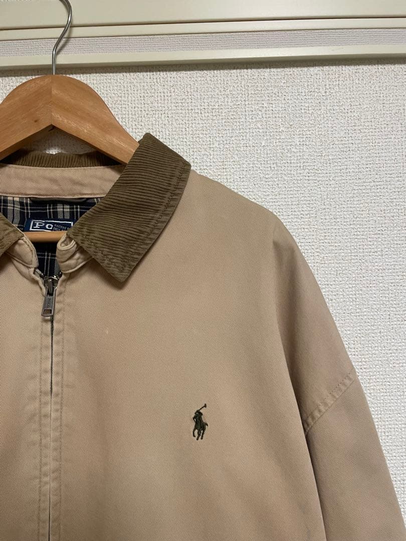 キ*ン様 ラルフローレン　スイングトップ　ベージュ　ブラウンRalph L