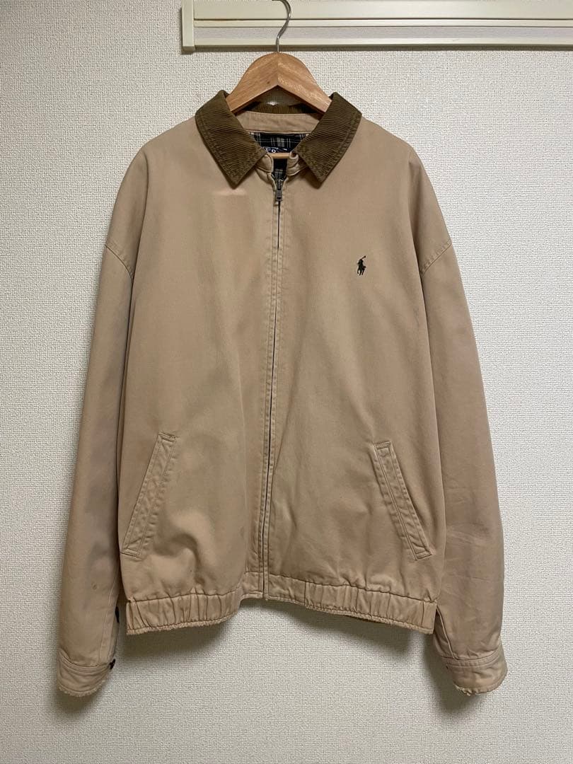 キ*ン様 ラルフローレン　スイングトップ　ベージュ　ブラウンRalph L