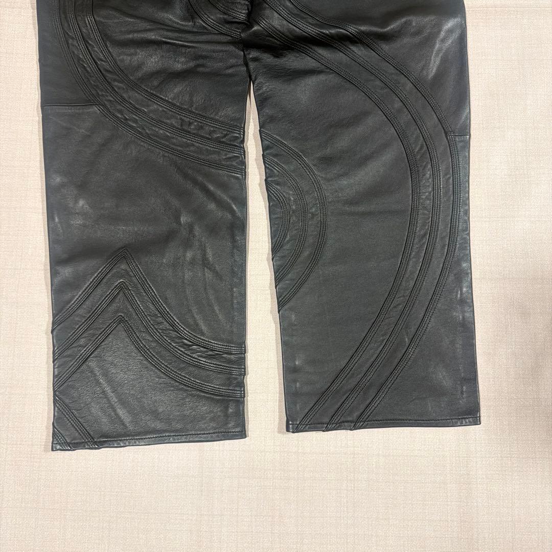 パンツ supreme SLogo LeatherBaggy 5-Pocket Jean