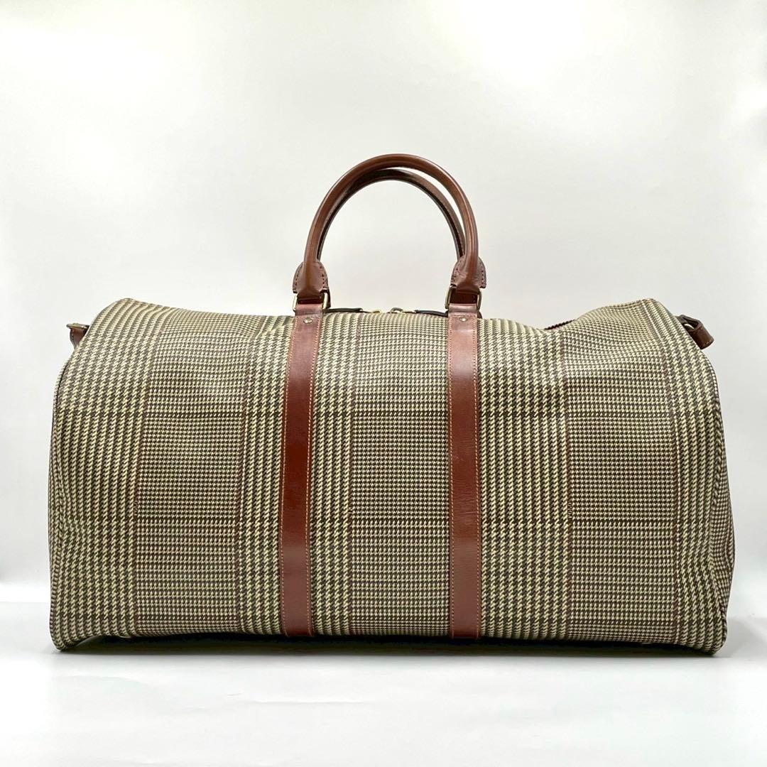 Ralph Lauren ラルフローレン 2way ボストンバッグ 千鳥格子