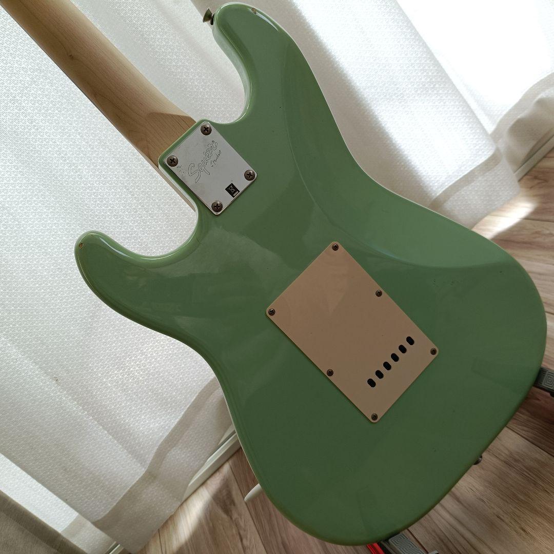 メンテ済｜Squier ストラトキャスター サーフグリーン 追柾目ネック