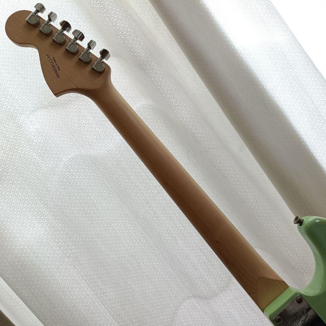 メンテ済｜Squier ストラトキャスター サーフグリーン 追柾目ネック