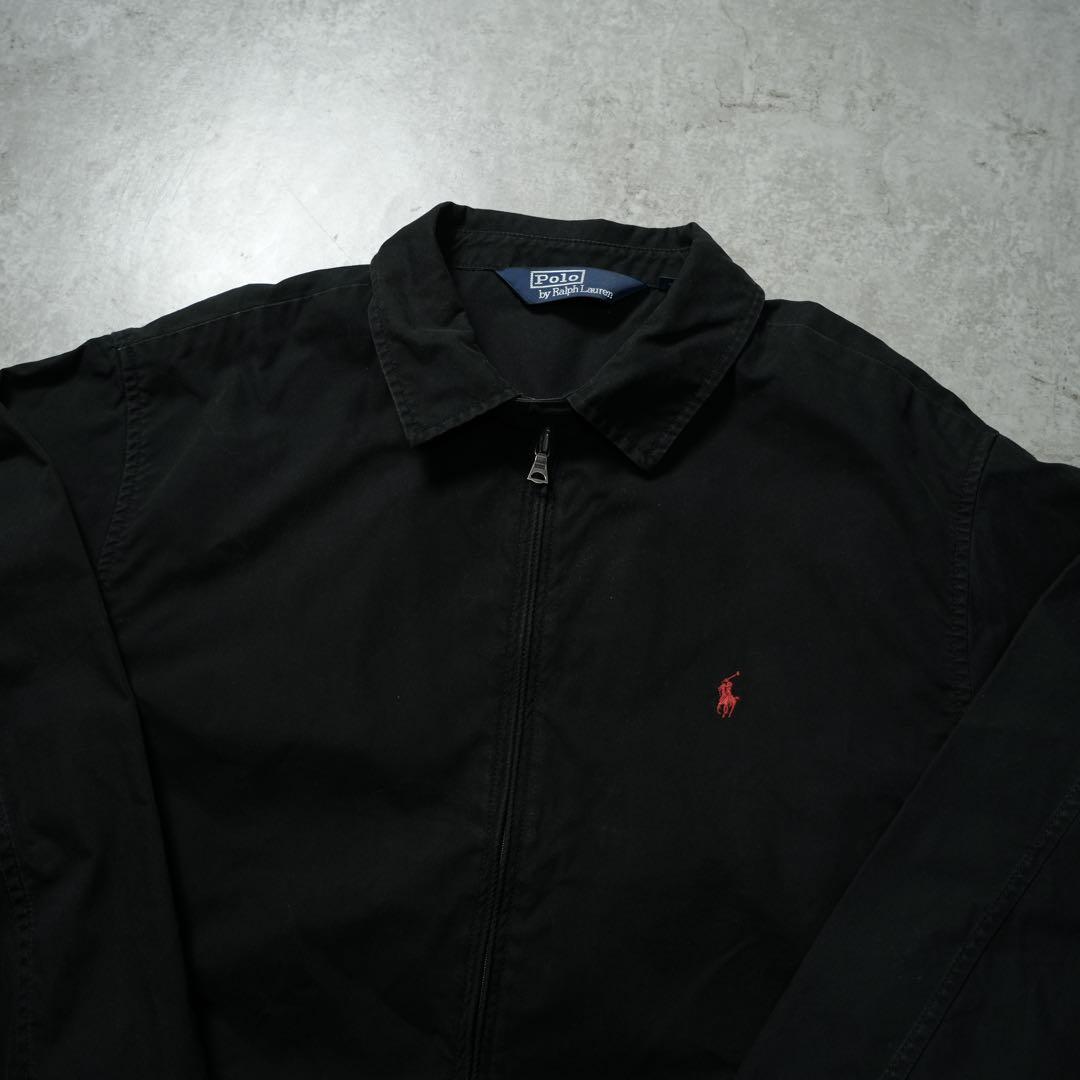 90s POLO by Ralph Lauren スイングトップ ブラック XL