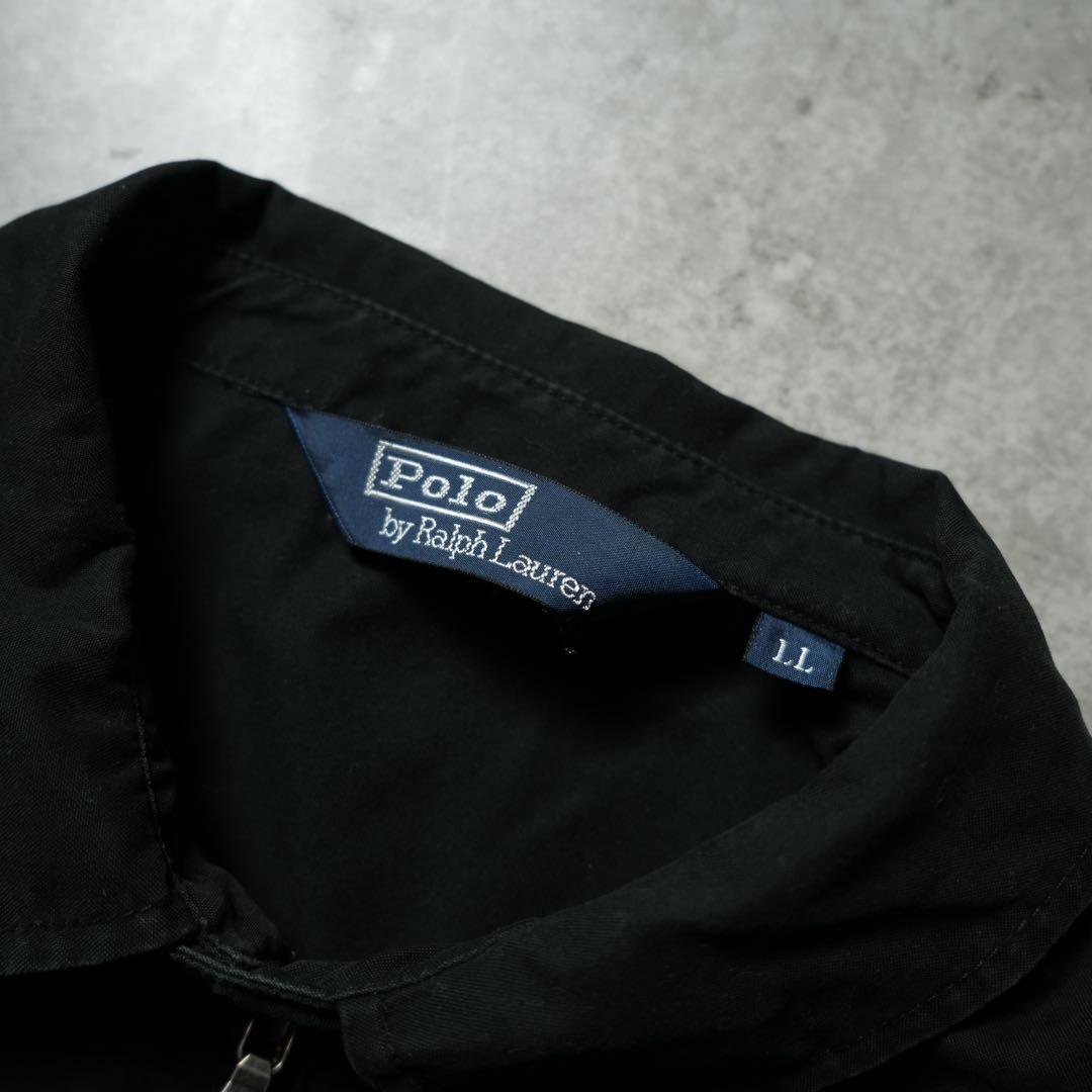 90s POLO by Ralph Lauren スイングトップ ブラック XL