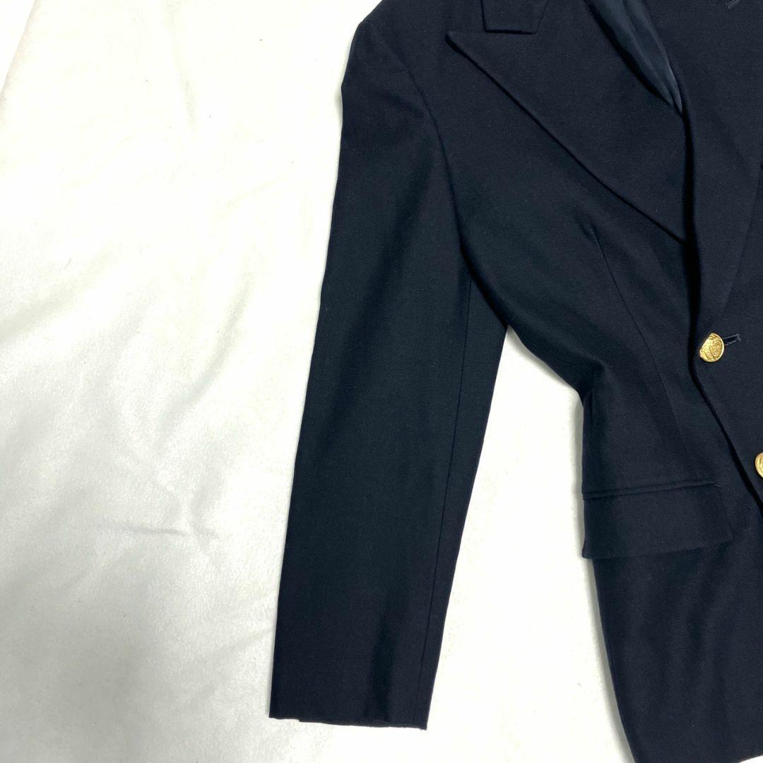 RALPH LAUREN 紺ブレ 金ボタン テーラードジャケット9号