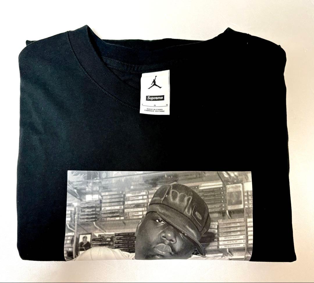 トップス Supreme x Jordan Biggie S/S Top \"Black\"