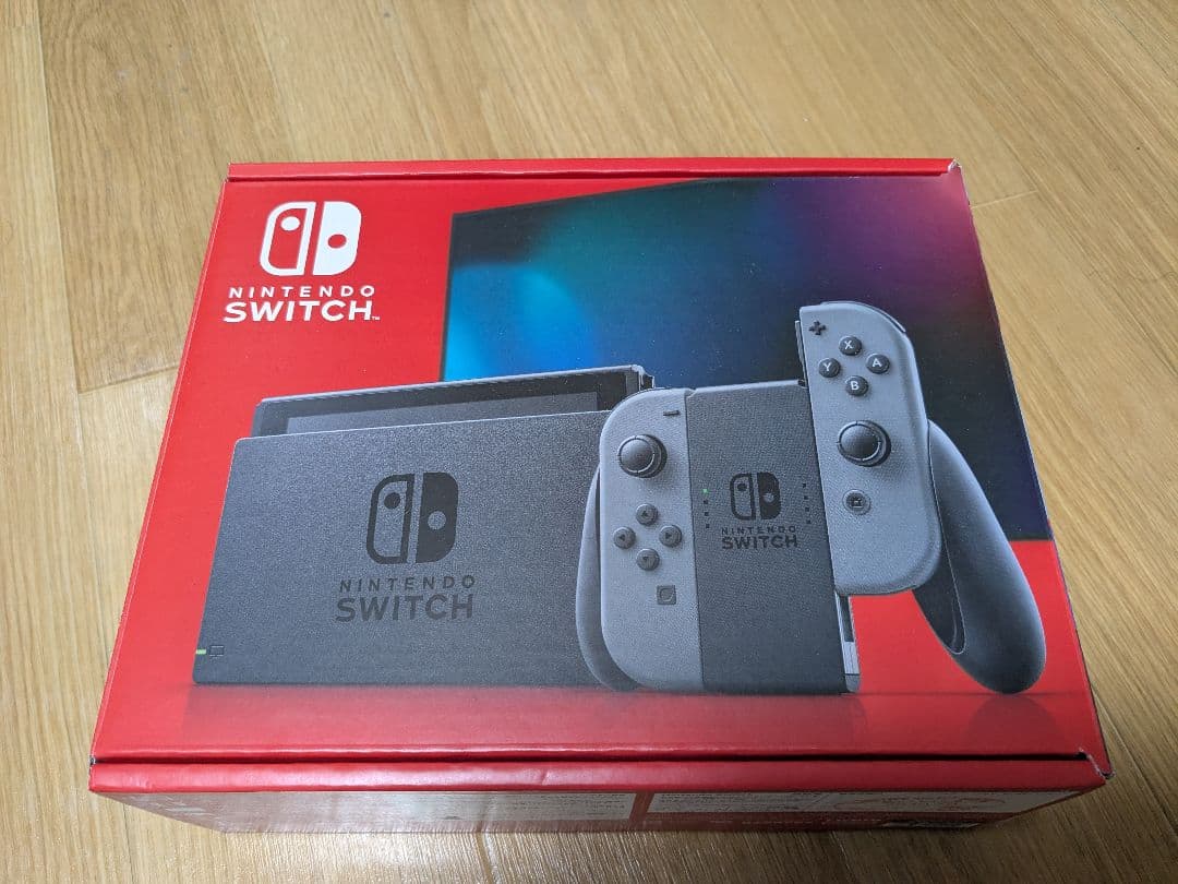【訳あり】Nintendo Switch 本体(グレー)64GB SDカード付き