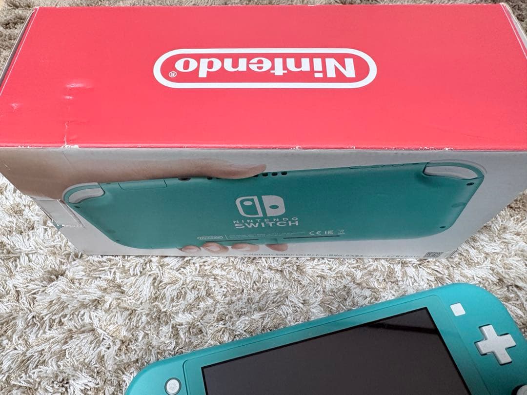 Nintendo Switch Lite ターコイズ 本体 128GSD付き