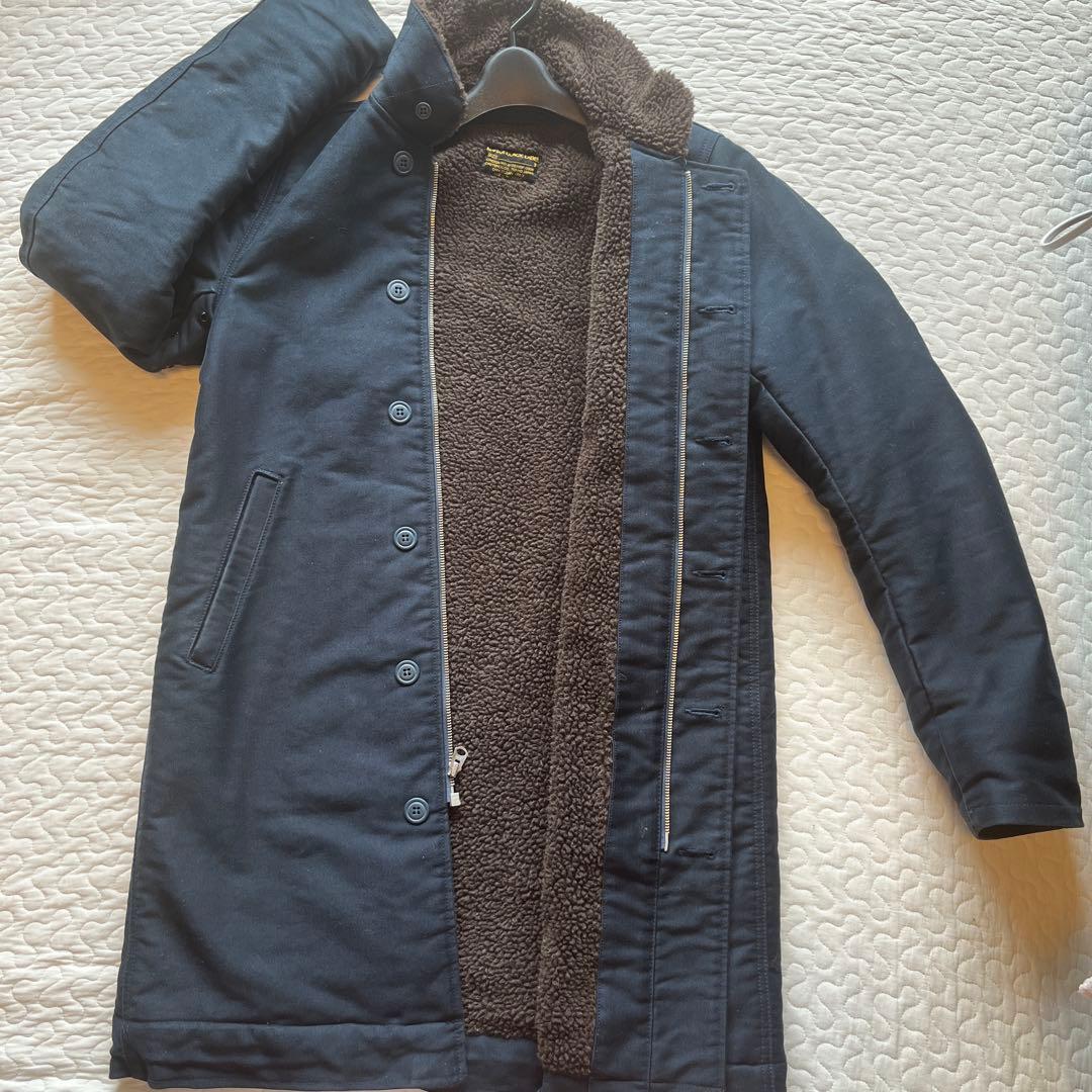 U.S.N. ブラックモッズコートMARKA BLACK LABEL