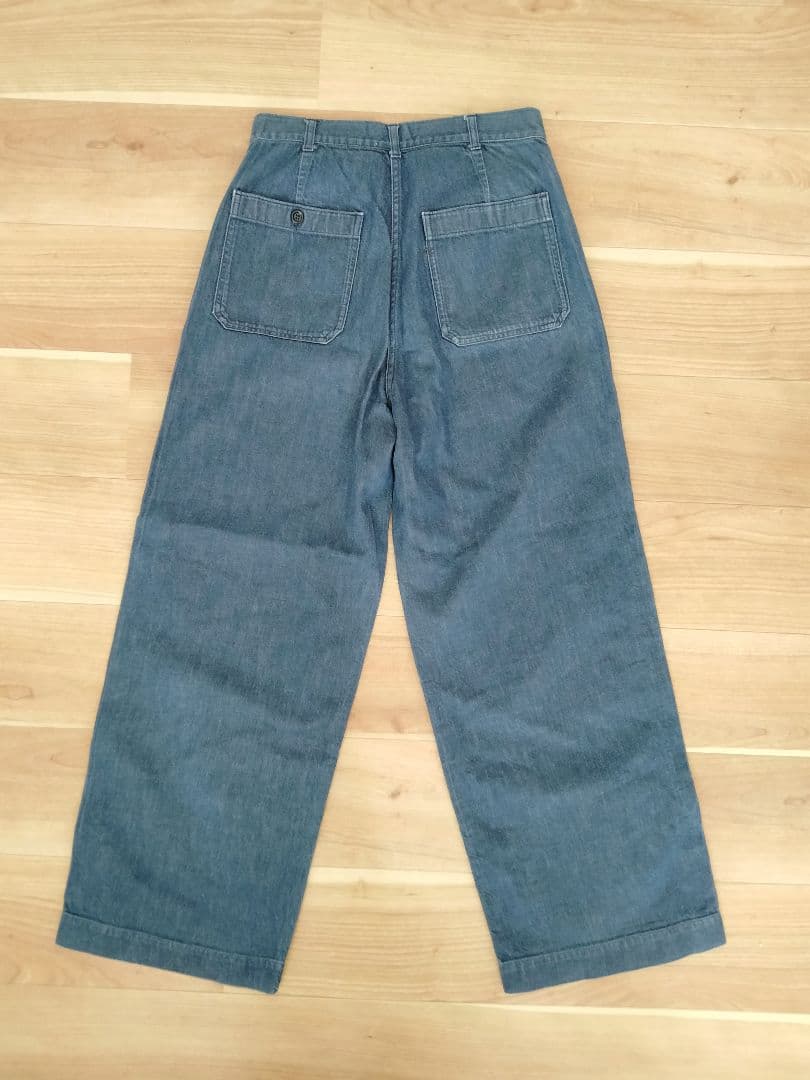 お値下げ　45R 麦デニムの4ポケットパンツ size2