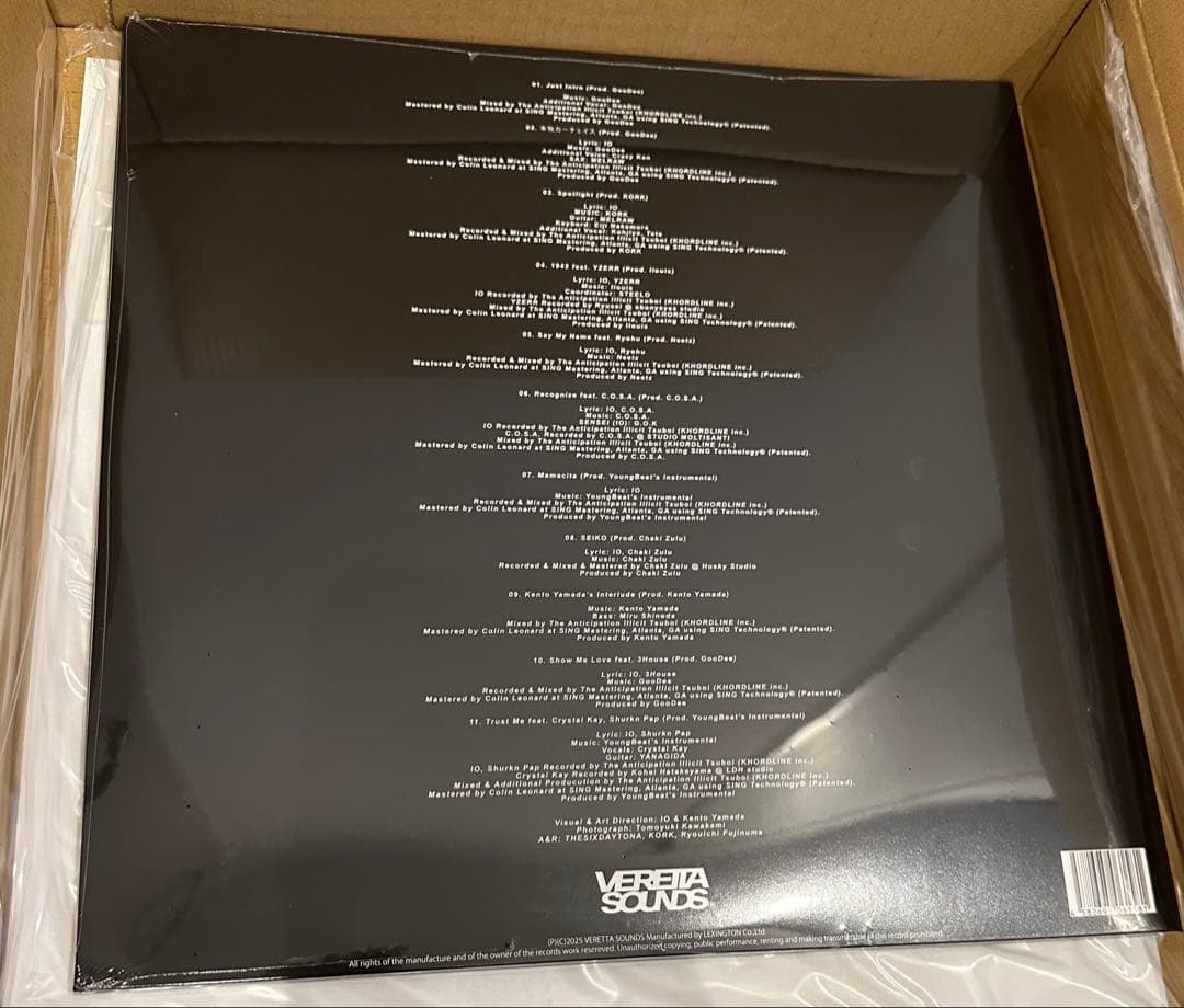 IO / JUST ALBUM 2枚組 アルバム アナログ LP レコード　新品