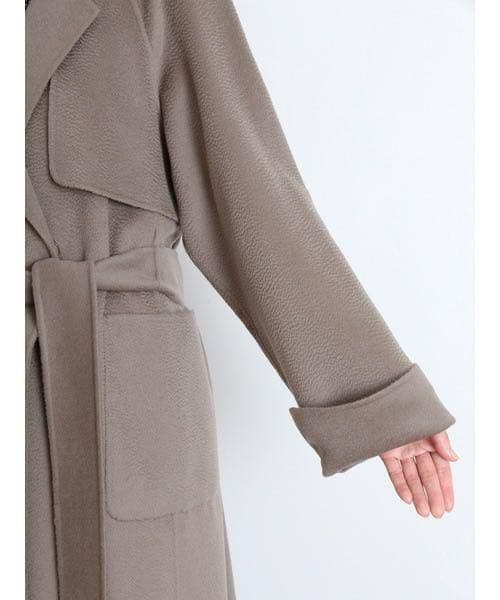 【状態良好】SNIDEL スナイデル うろこカシミアコート
