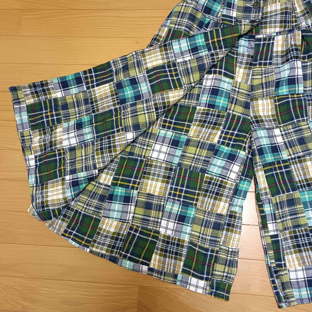 美品　キャピタル　パッチワーク　キュロットスカート　ワイドパンツ