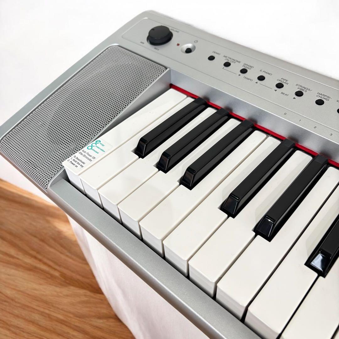 【未使用級】ヤマハ NP-31S 76鍵 シルバー 純正ケース付 シルバー 美品
