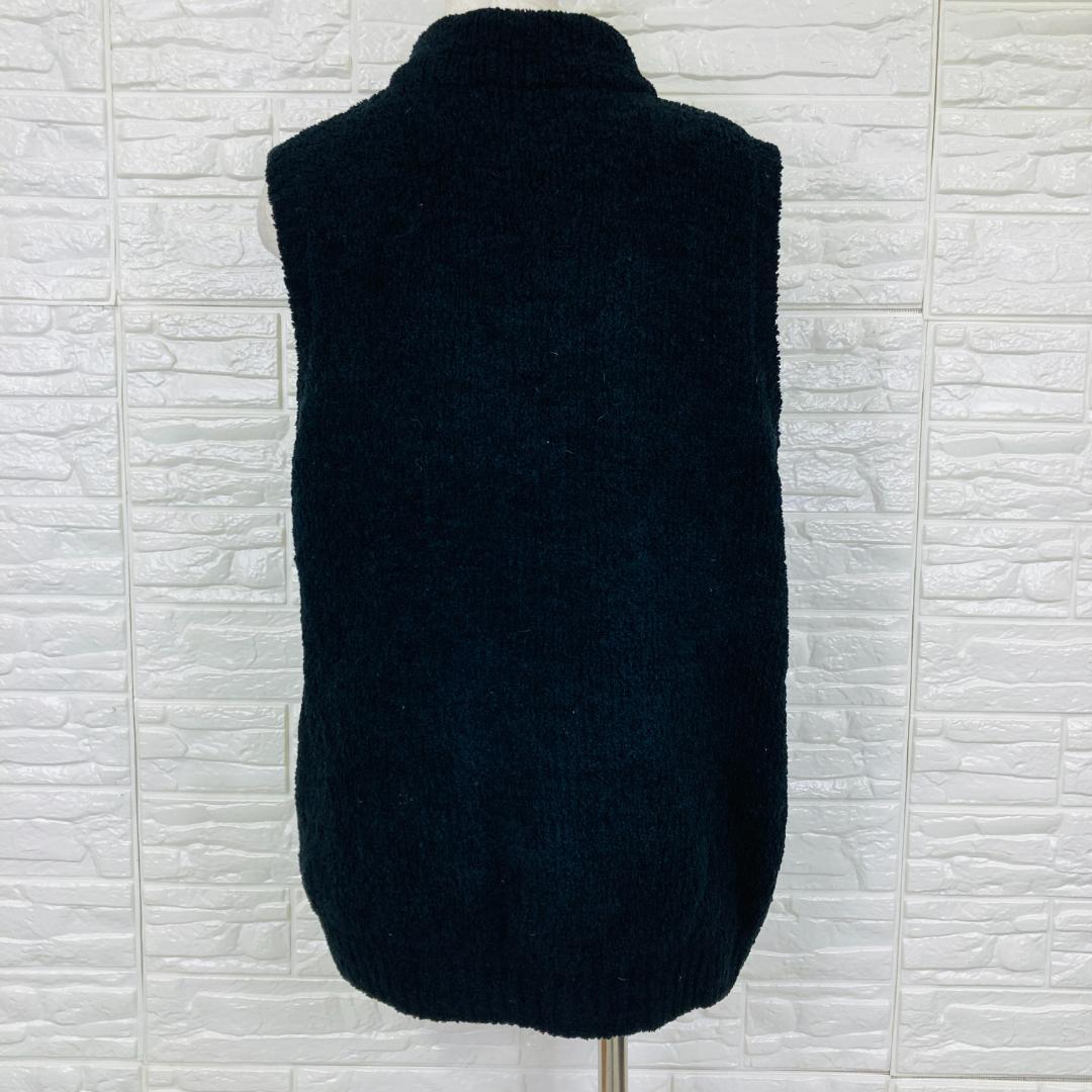 【極上の肌触り】kashwére カシウエア ジップアップ ベスト Lサイズ