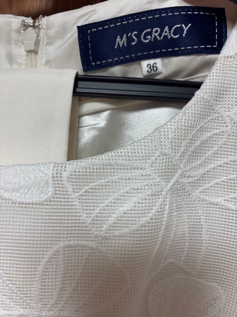 M'S GRACY 半袖ひざ丈ワンピース 36