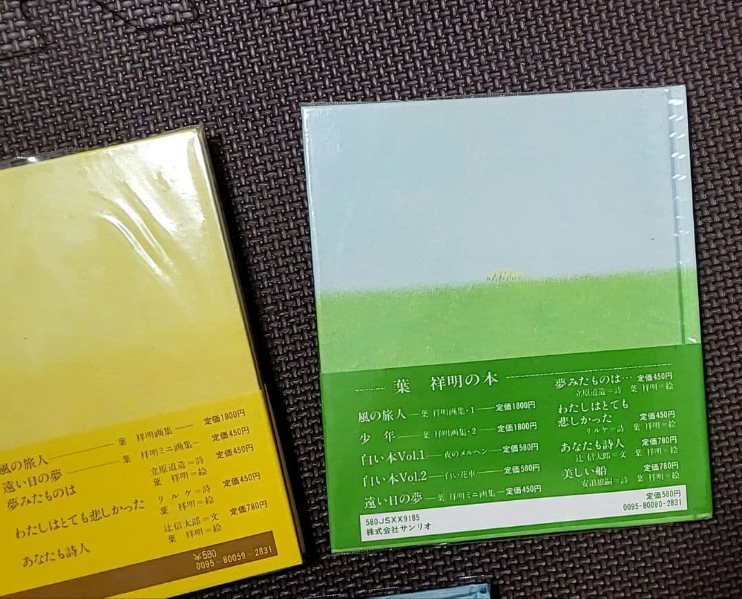 葉祥明の白い本　５冊セット　レア　希少　サンリオ　夜のメルヘン　白い花車