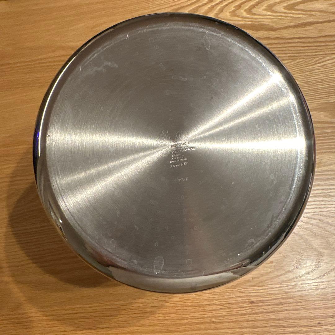 ジオプロダクト パスタポット パスタ用中子　セット　21cm IH ガス火対応
