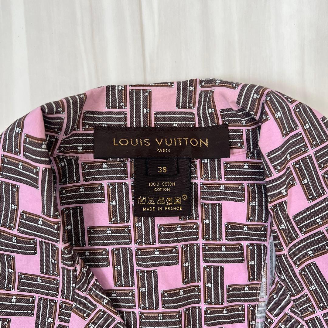 LOUIS VUITTON 幾何学模様の長袖パジャマシャツ ★