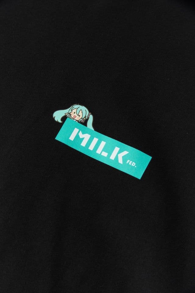 【開封済新品】MILK FED. 初音ミク 半袖 Tシャツ ミルクフェド 限定品