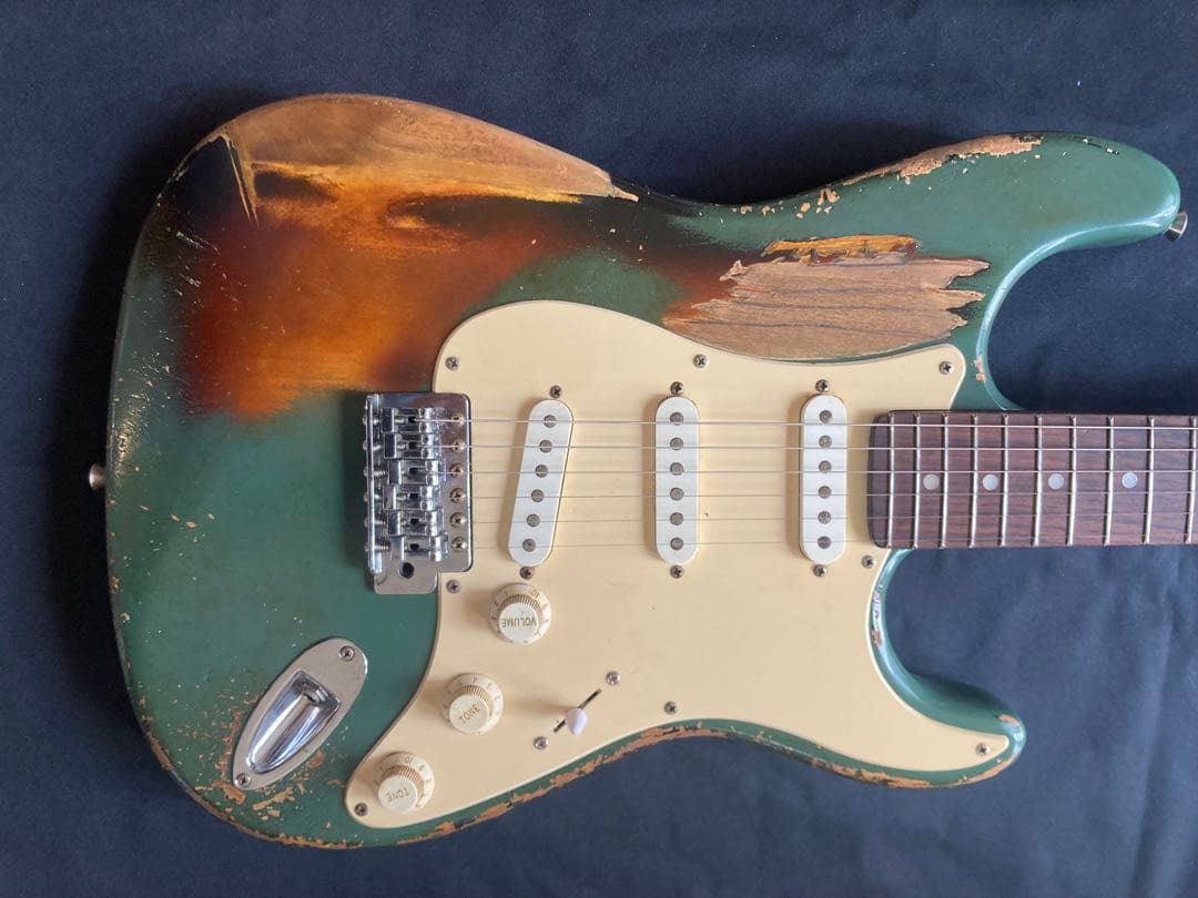 ギター #22 STtype All lacquer multi layer relic