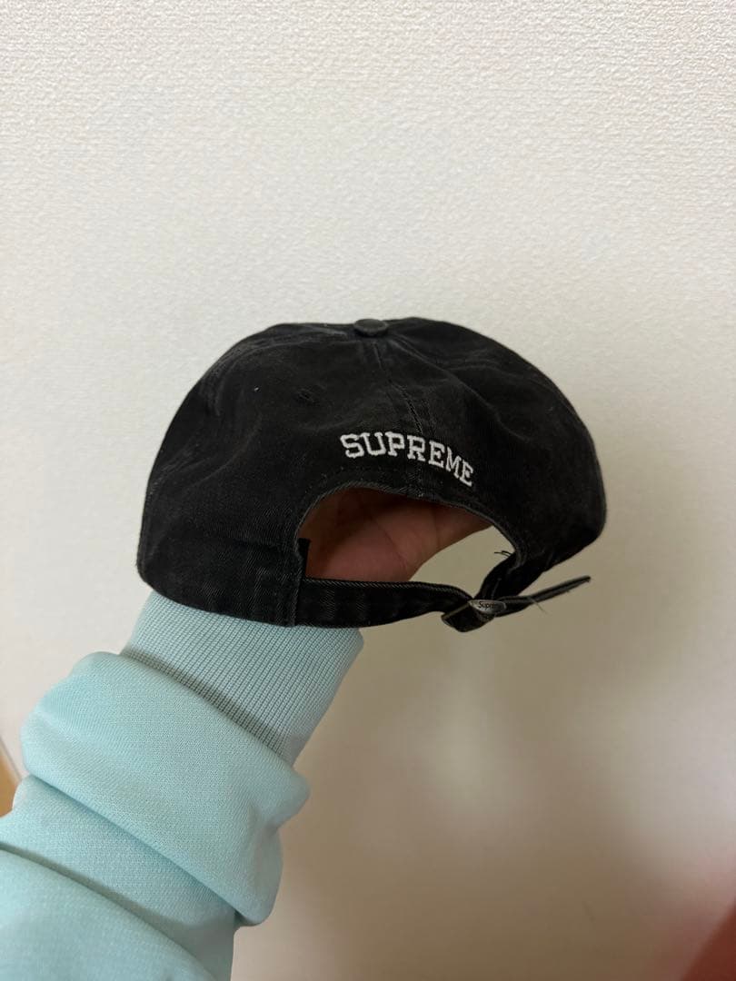 Supreme ブラックキャップ S刺繍