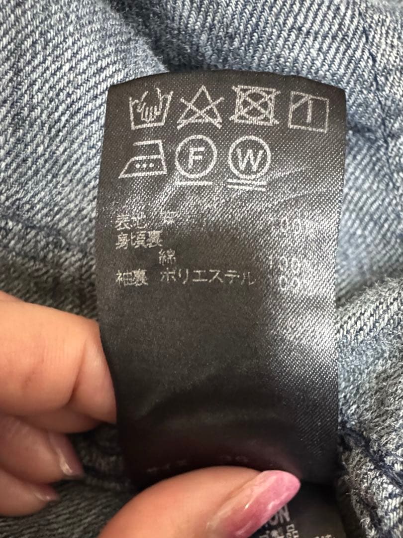 リネンデニムコート