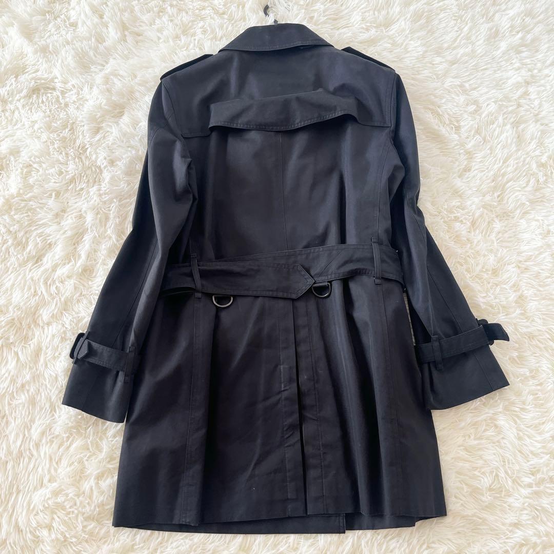 美品　バーバリー　トレンチコート　黒　ライナー　ノバチェック　ベルト　メガ