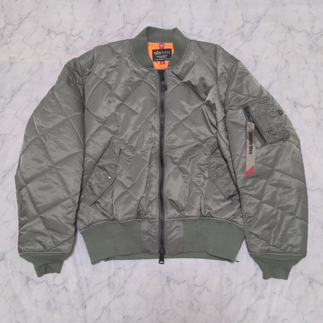 【極美品】希少 アルファ モンキータイム 別注 フライトジャケット XL