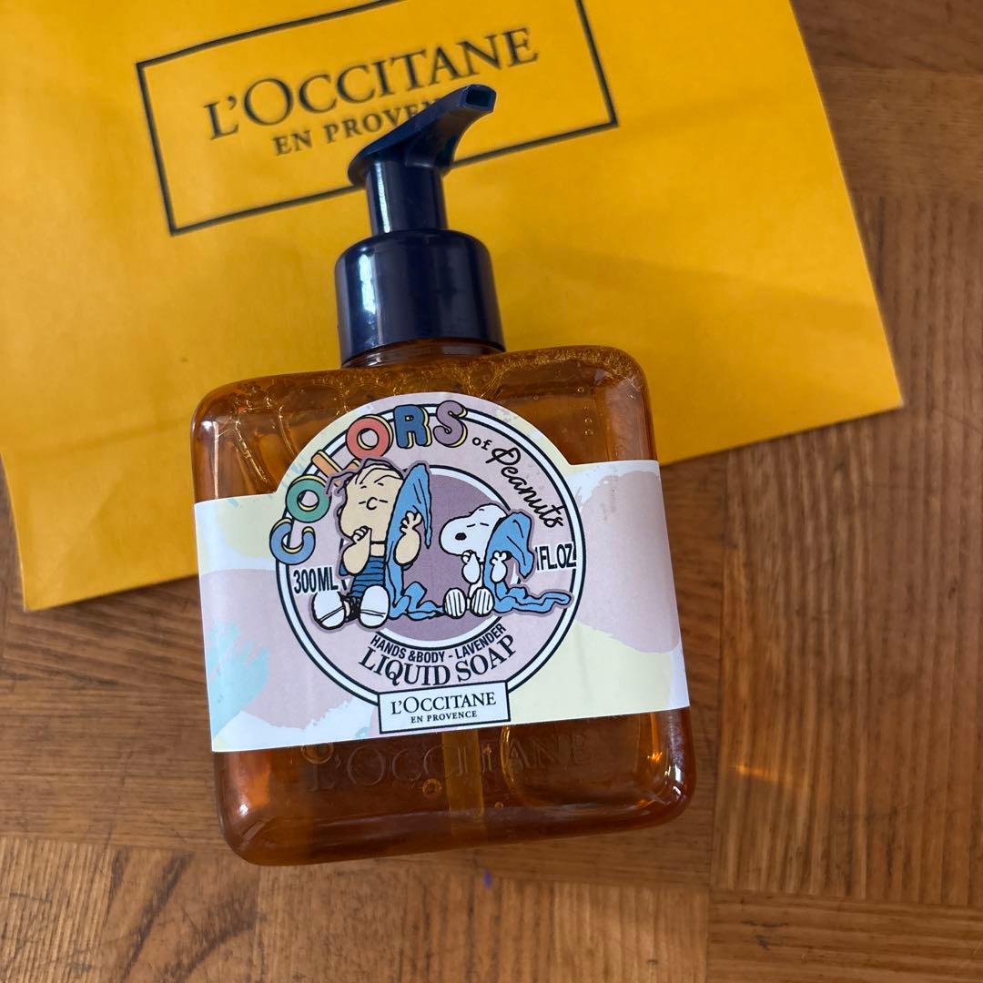 L'OCCITANE SNOOPY リキッドハンドソープ 300ml ラベンダー