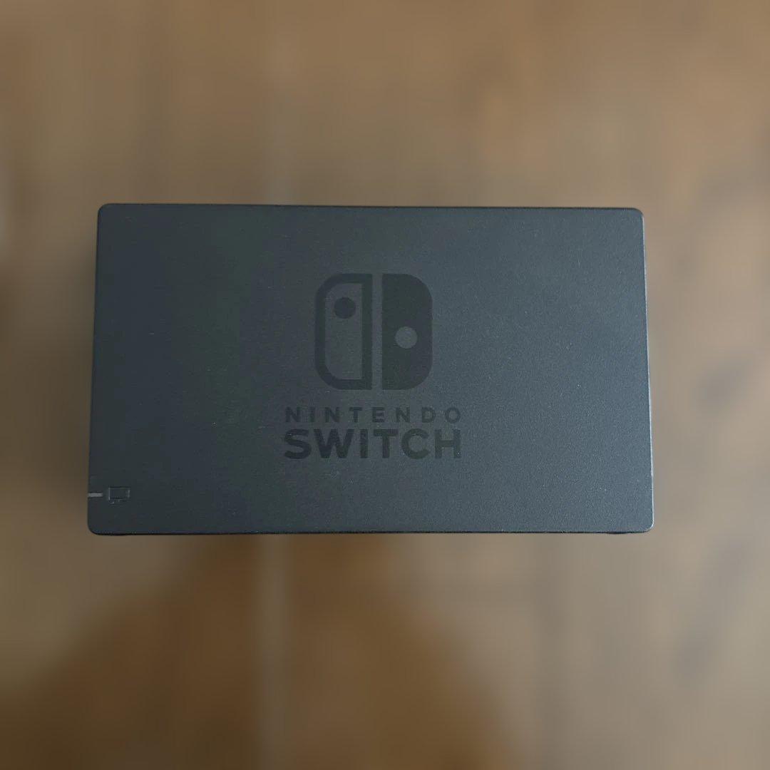 美品　Nintendo switch グレー本体　ハンドルセット