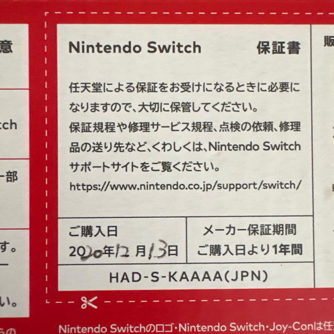 美品　Nintendo switch グレー本体　ハンドルセット