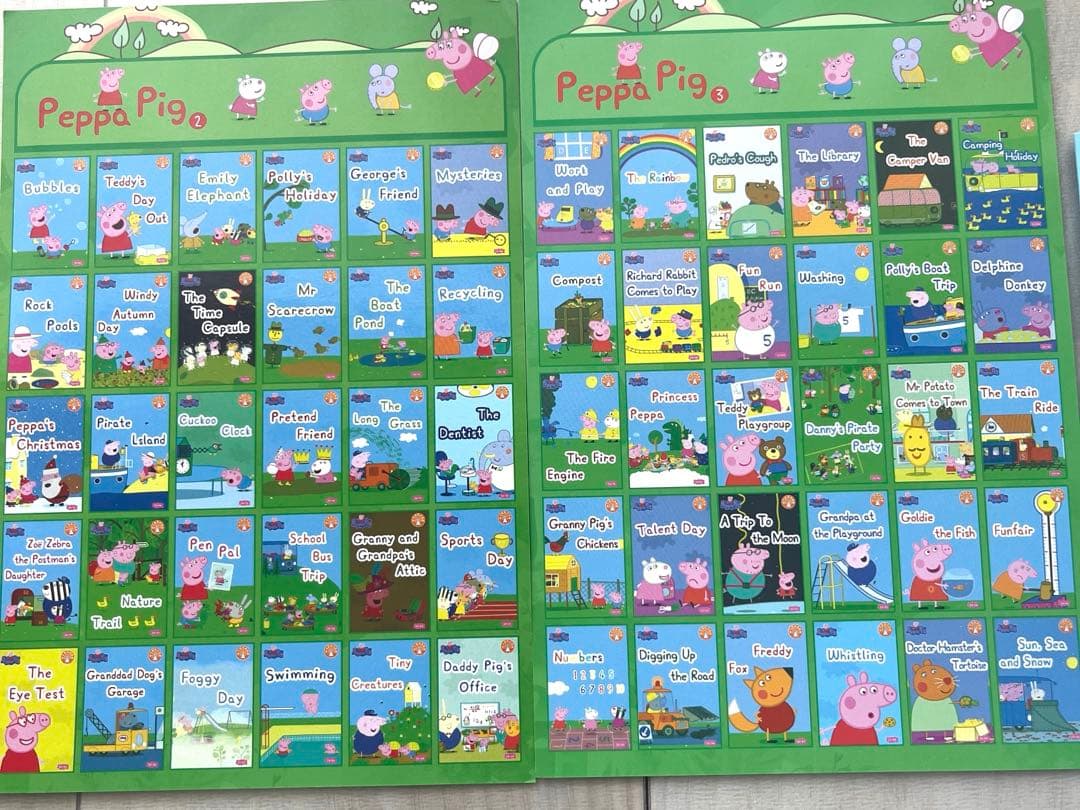 Peppa pig ペッパピッグ②③マイヤペン対応　英語絵本　104冊セット