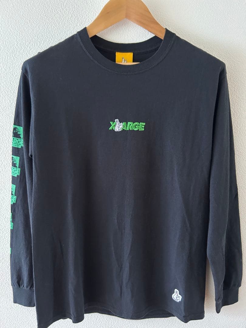 【激レア】XLARGE×FR2 コラボ　ロングTシャツ ブラック