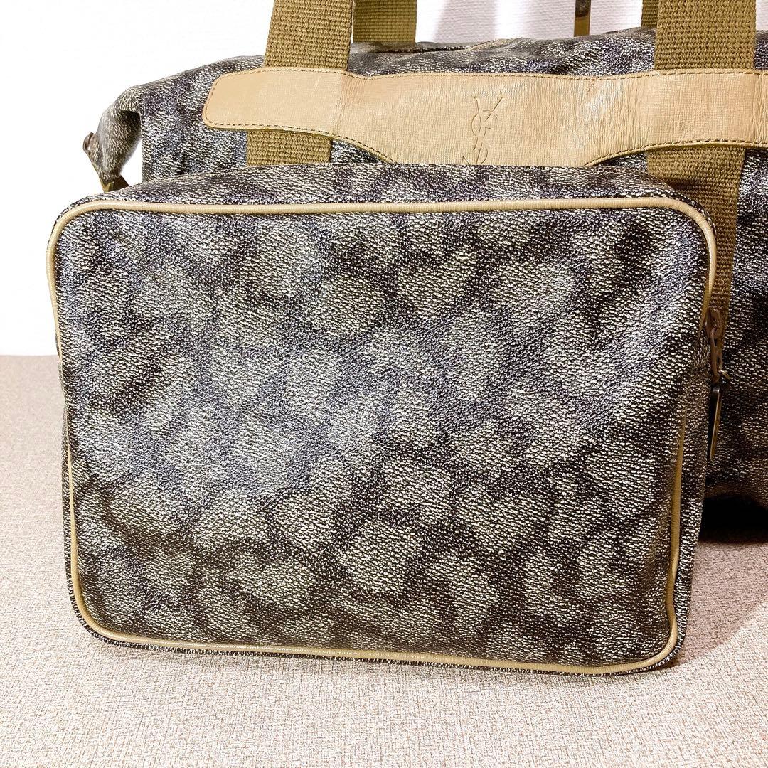 Yves Saint Laurent ボストンバッグ ジラフ ポーチセット
