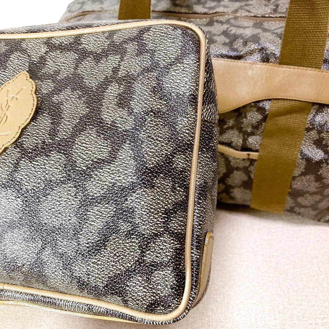 Yves Saint Laurent ボストンバッグ ジラフ ポーチセット