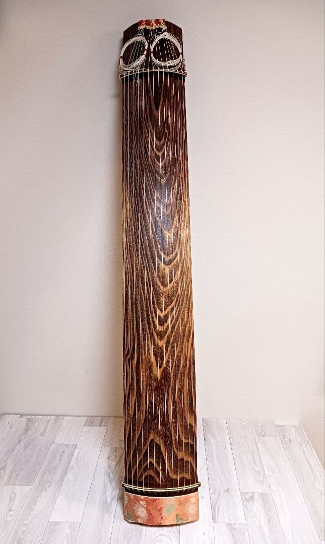 お琴 十三弦 和楽器 弦楽器 桐 刺繍 184cm