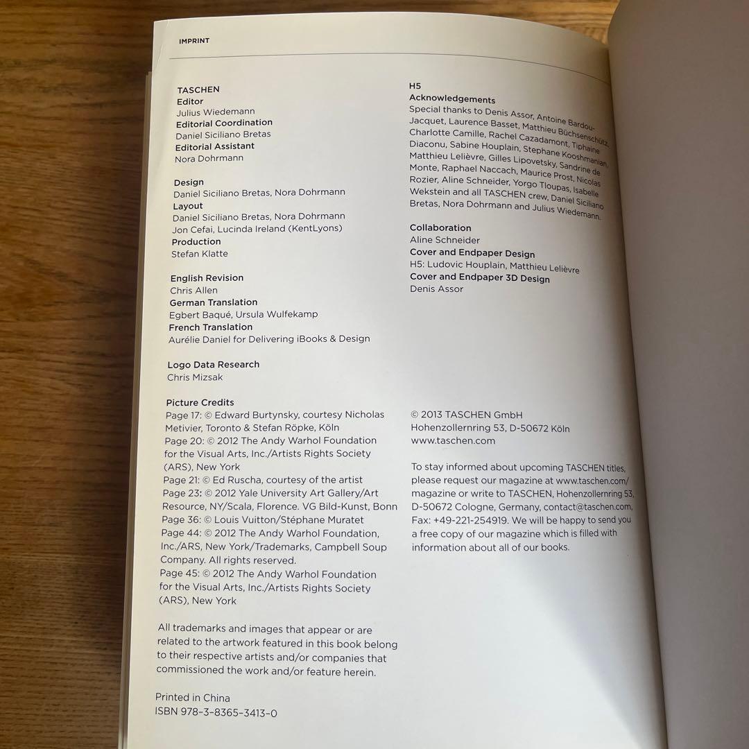 アート・デザイン・音楽 LOGOBOOK by Ludovic Houplain - TASCHEN