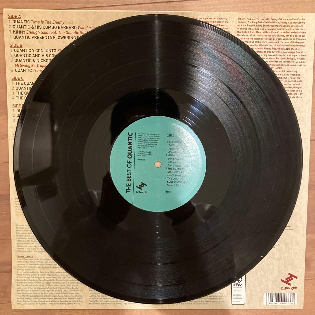 中古品 アナログレコード QUANTIC the best of QUANTIC