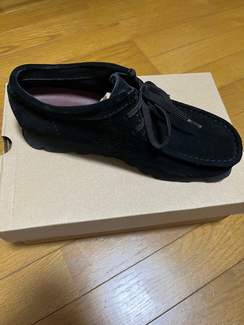 クラークス　ワラビー　ゴアテックス　ブラック