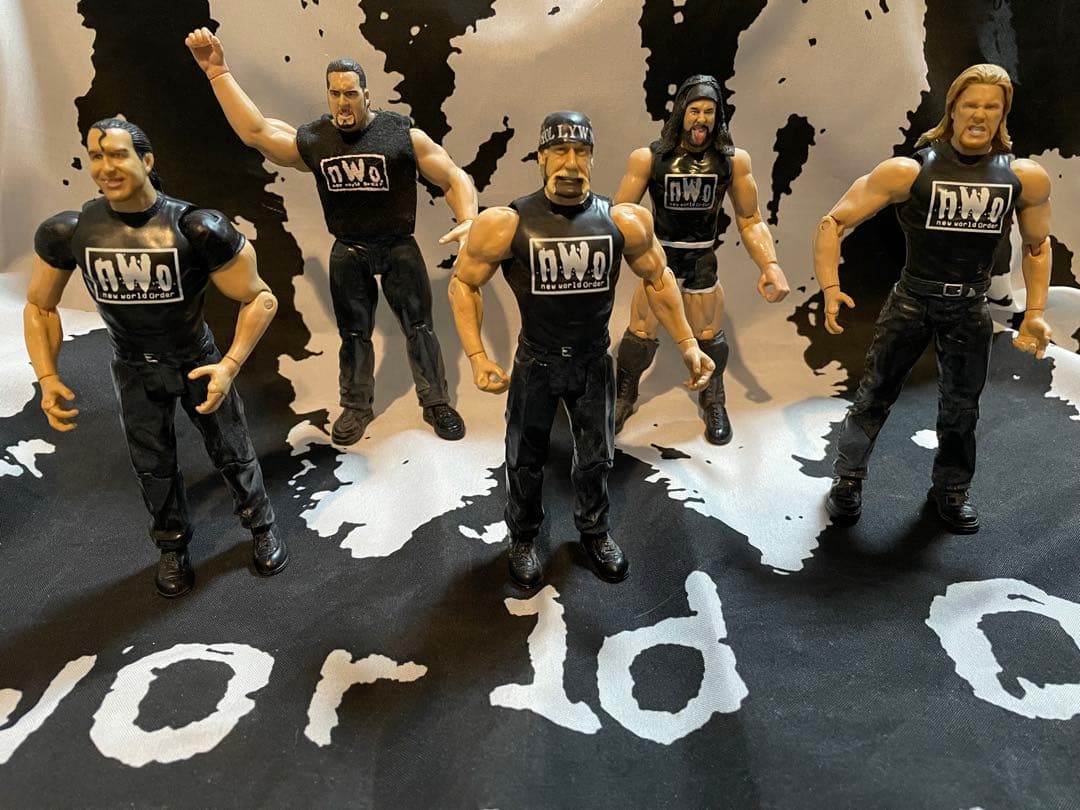 プロレスフィギュアセット④ nWo2002 WWEバージョン WWF WCW
