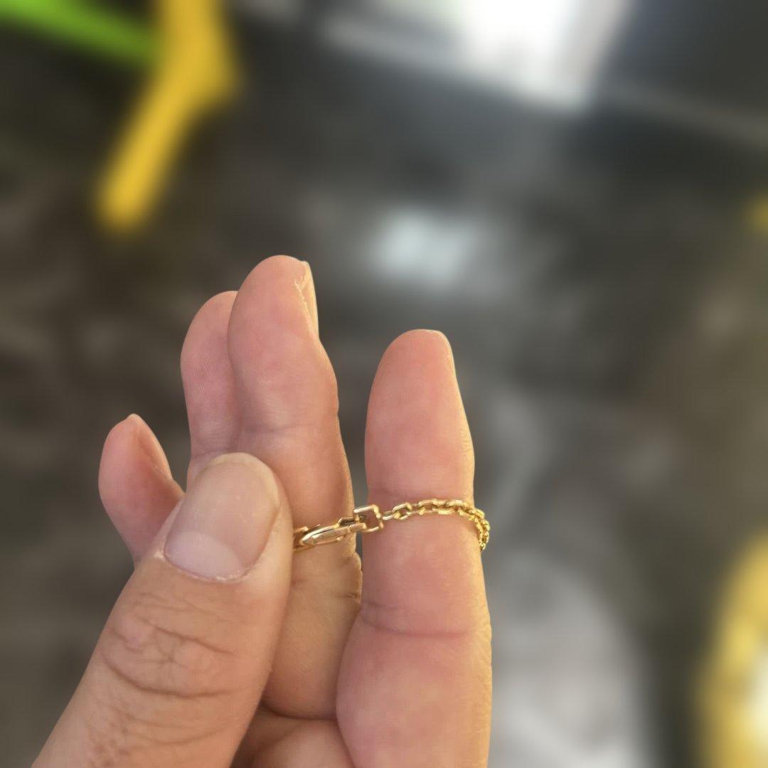 廃盤　ルイヴィトン　18K チェーンネックレス　15g